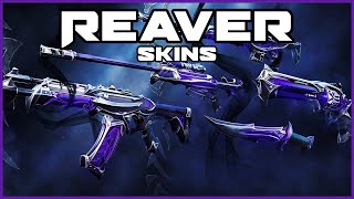 VALORANT Reaver Skins NEW BUNDLE  All Animations  Colors Preview  Skin Collection Showcase [upl. by Anaugal374]