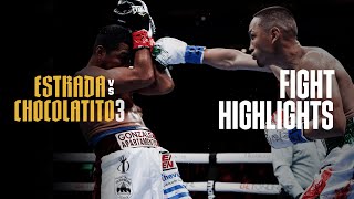 ACTIONPACKED TRILOGY  Juan Francisco Estrada vs Roman quotChocolatitoquot Gonzalez Fight Highlights [upl. by Peednam502]