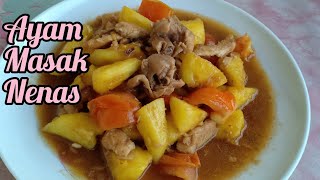 Cara Memasak Ayam Masak Nenas Yang Menyelerakan [upl. by Analise523]