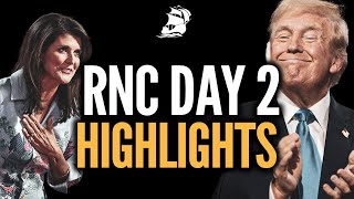 Haley amp DeSantis EMBARRASS themselves RNC Convention Day 2 Highlights [upl. by Enelram624]