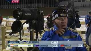 EN \ Biathlon World Championships 2009 Pyeong Chang 2 Sprint Men 5 of 7 [upl. by Marybelle]