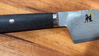 Miyabi Black 7quot Rocking Santoku [upl. by Diahann]