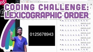 Coding Challenge 352 Lexicographic Order [upl. by Yelrahs814]