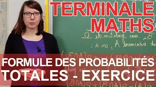 Formule des probabilités totales  exercice  Maths terminale  Les Bons Profs [upl. by Castora]