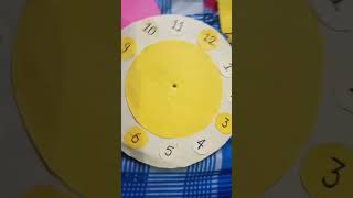 easy clock model project making [upl. by Pressman]