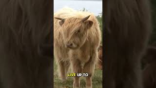 Discover the Charm of the Adorable Mini Highland Cow MiniHighlandCow FluffyCows CuteAnimals [upl. by Elrebma]