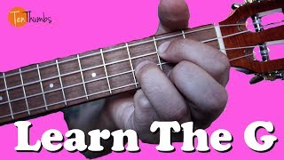 Learn the G Chord  True Beginner Ukulele Tutorial [upl. by Banwell]