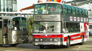 Europes COACH ICONS of the Past  6th Historic OmniBus Meet Sinsheim [upl. by Alcott]