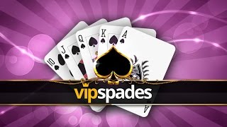 VIP Spades  The Most Social Card Game in the United States [upl. by Ahsiekam]