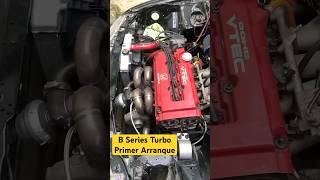 B20 Vtec turbo First Start vtec turbo integration honda dc4life dc2 [upl. by Haneeja]