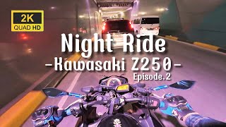 Night Ride Jakarta Eps2 With Kawasaki Z250  nightride kawasaki z250 [upl. by Ybba]