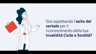 Spot Video guida per destinatari di Verbali sanitari di invalidità civile e sordità [upl. by Rauscher382]