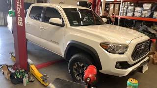 2857516 on Factory Tacoma TRD Offroad Wheels amp Bilstein OME Springs [upl. by Rosalind]