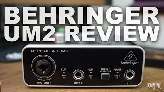 Behringer UPhoria UM2 Review  Test [upl. by Llenrac]