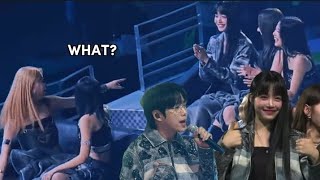 Idols reactions to Eunchae wearing the same jacket as this artist [upl. by Tilagram]