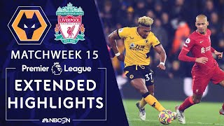 Wolves v Liverpool  PREMIER LEAGUE HIGHLIGHTS  1242021  NBC Sports [upl. by Giffard]