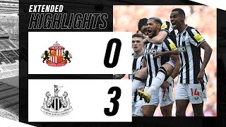 Sunderland 0 Newcastle United 3  EXTENDED FA Cup Highlights  Isak at the Double in Derby Day Win [upl. by Maxa]