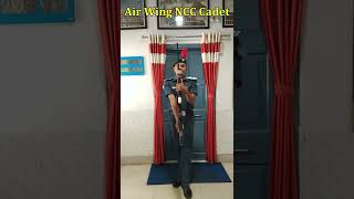 Rifle Drill Air Wing NCC CadetShorts [upl. by Yralih]