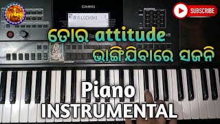 Tor Attitude Bhangi JibaPiano TutorialPiano Instrumental attitudebhangijibapiano [upl. by Alyahsat]