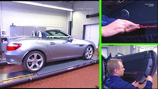 MercedesBenz SLK  How to remove  install the door panel  R172 [upl. by Anna-Diane199]