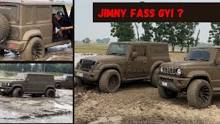 JIMNY VS THAR  ajj gaddiyan naal kaddu thar thar4x4 jimny jattlife isuzu ​modifiedhub2021 [upl. by Shamus376]