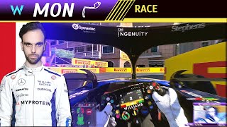 F1 2024 Full Career Mode MONACO GP  Race  Williams FW46 [upl. by Lisa846]