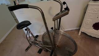 Vintage Schwinn Airdyne Stationary Bike Fan Exerciser Upright [upl. by Porta]