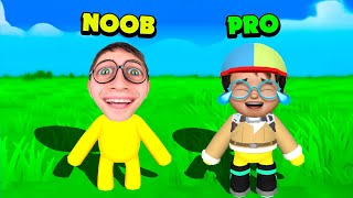 Noob VS Pro 🥇🏆 COMPETICIÓN en Wobbly Life con TEKENDO [upl. by Vidovik202]