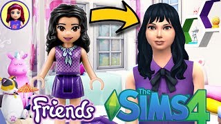 Lego Friends Emma as a Sim Sims 4 Create a Sim [upl. by Egrog722]