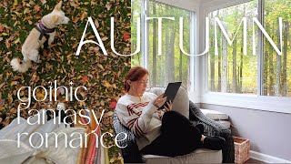 reading booktoks fav new gothic fantasy romance on a perfect autumn day 🦌 reading vlog and review [upl. by Gellman]