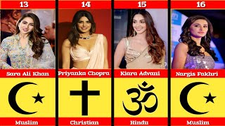 Religion Of Bollywood Actress  Bollywood Actress Religion [upl. by Ginnifer]