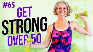 SLIMMING STRENGTH Workout for Women over 50  5PD 65 [upl. by Htedirem733]