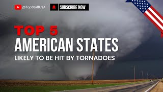 Top Five American Cities Likely to Be Hit by Big Tornadoes in the Near Future [upl. by Borrell746]