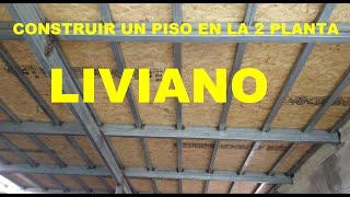 CONSTRUIR UN PISO EN LA 2 PLANTA LIVIANO Y ECONÓMICO trend tendencias [upl. by Yrrum]