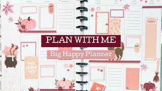 PLAN WITH ME  BIG HAPPY PLANNER  Oct 7132024 [upl. by Estel]