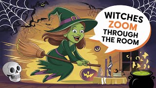 Magical Witches Song for Kids  Halloween Fun with Witches amp Brooms [upl. by Lancey293]