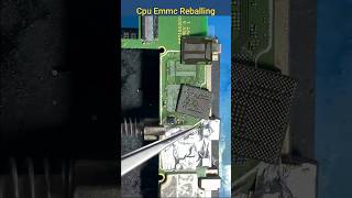 Cpu eMMC Reballing icreballing mobilerepair [upl. by Esinrahc]