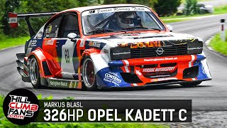 9500rpm Opel Kadett C 16V  Markus Blasl  Hill Climb Voitsberg 2024 ☆ [upl. by Oirramed678]