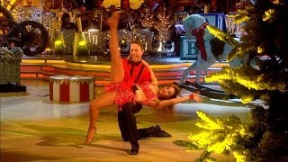 Rochelle Humes Salsas to Santa Claus Is Coming To Town  Strictly Come Dancing Christmas  BBC [upl. by Marjory]