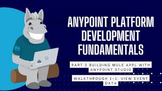 Mulesoft Anypoint Platform Development Fundamentals  View event data [upl. by Aieka604]