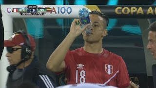 Cristian Benavente Perú vs Colombia 180616 Copa America 2016  HD 720p [upl. by Pattani]