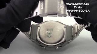 Мужские японские наручные часы Casio Edifice WVQM410D1A [upl. by Yemerej]