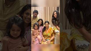 Chiranjeevi spend time with granddaughter nivrithi family shorts [upl. by Etnuaed]