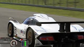 Assetto Corsa Monza 1966 Full Course Porsche 911 GT198 World Record 205017 TV Cam [upl. by Adelaja388]