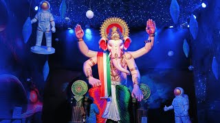 surat ramosa 1 galaxy theme ganpati in udhna surat [upl. by Nohtiek]