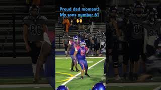 Millville football proud myson football subscribe comment fatherhood eagles [upl. by Eelek]