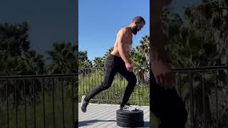 Elevated Lunges calisthenics homeworkout lunges bodyweightworkout legs mobility training [upl. by Sandra523]