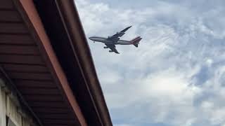 Kalitta Air Boeing 747 Flyover From JFK [upl. by Ylrevaw]