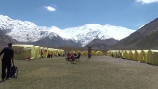 Lenin Peak 7134m Pamir Expeditions Base Camps [upl. by Lek]