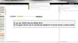 NodeRed test av RESTAPI opp mot WISE4012 [upl. by Cilka]